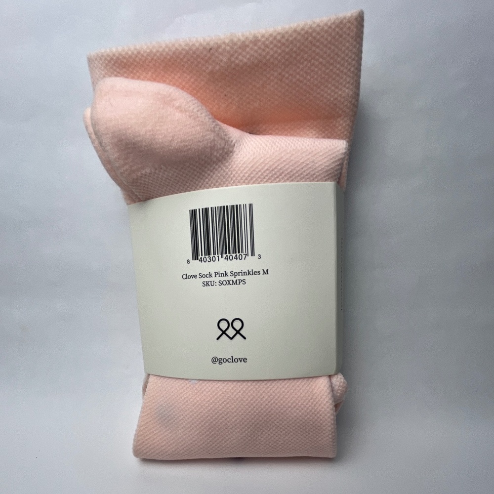NWT | Clove Compression Socks Pink Sprinkles | Sz M - Picture 3 of 4